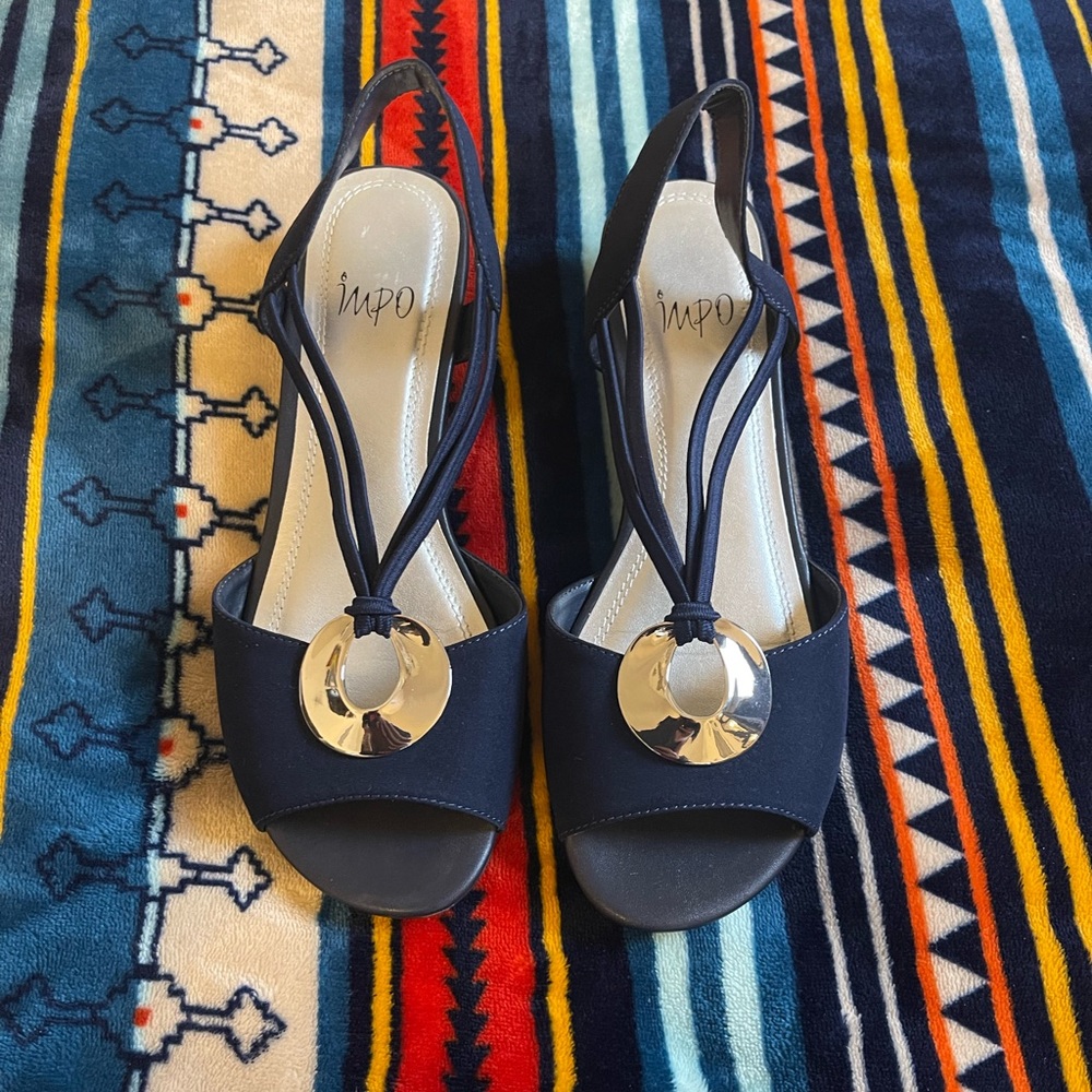 IMPO Navy Blue Heels
